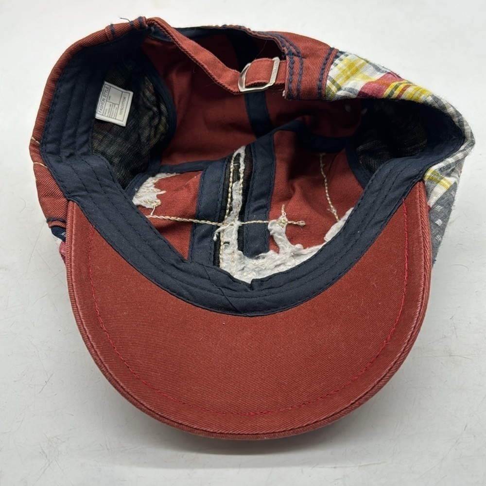 Patchwork Flat Cap Embroidered - image 4